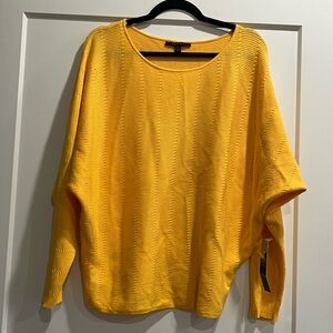 Cyrus Bright Yellow Crew Neck Sweater
